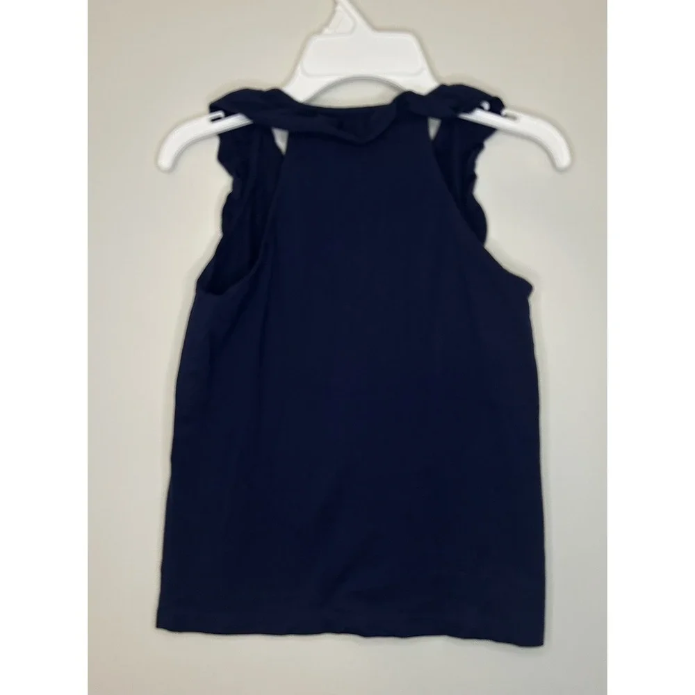Gymboree Navy Blue Lion Sleeveless Tank Top Girls 10